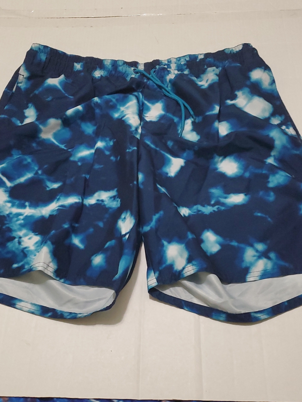 Old Navy Blue Tie-Dye Surfing Beach Swim Trunks L